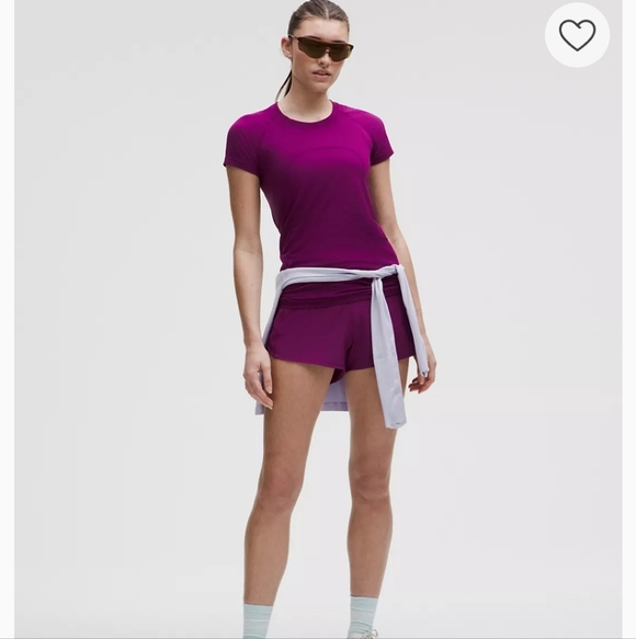Lululemon Athletica Swiftly Hip Length Size 6 Chilled Grape - Picture 2 of 10